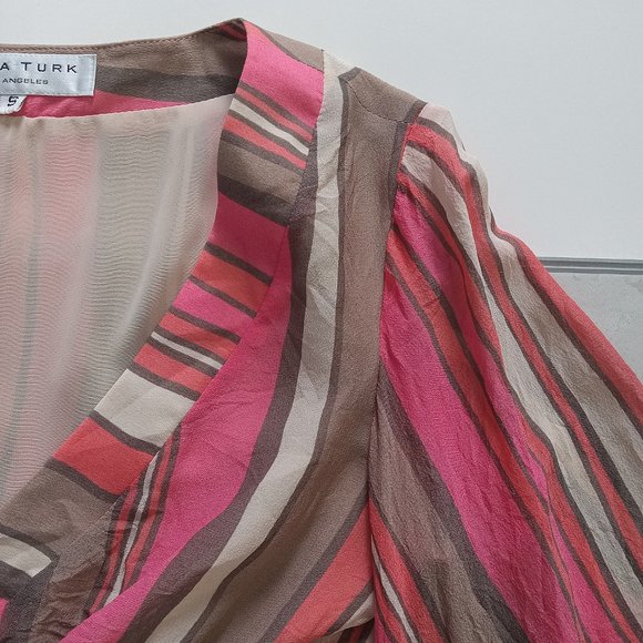 TRINA TURK // Silk Wrap Blouse - Picture 5 of 14